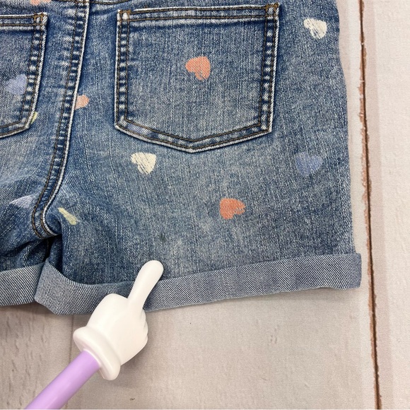Cat & Jack Denim Overall Shorts, Size Youth SIZE M(7/8) - Picture 10 of 16